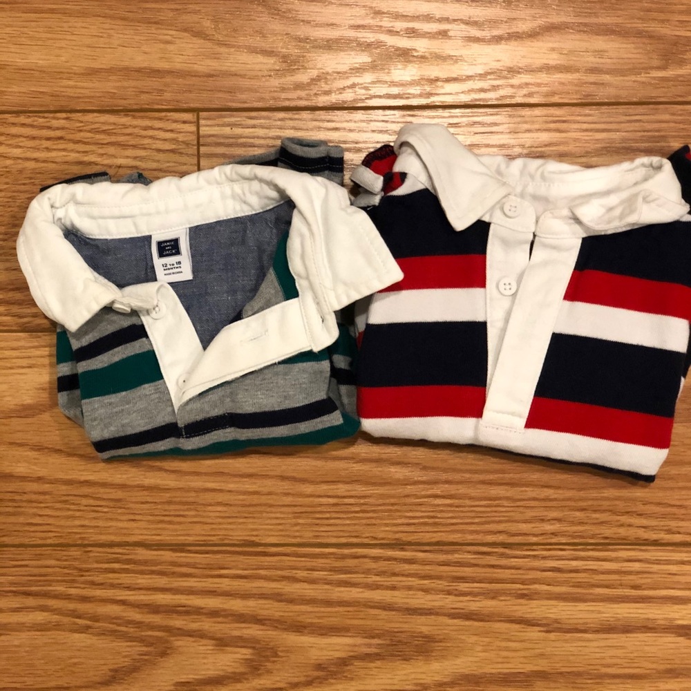 Janie and jack rugby shirt bundle